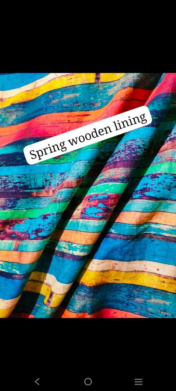 Spring Wooden Lining Winter Cotton Fabric