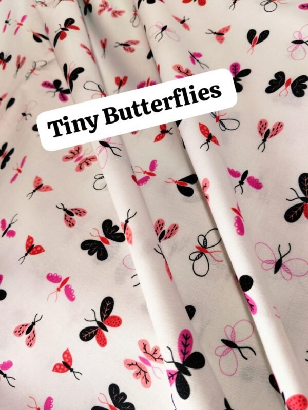 Tiny Butterflies Winter Cotton Fabric