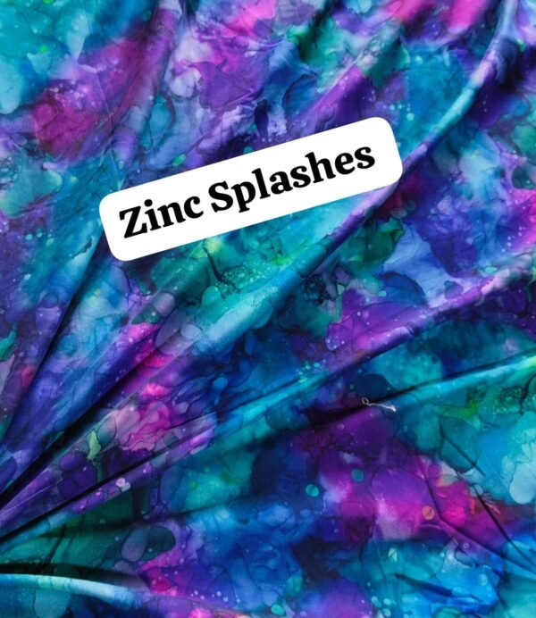 Zinc Splashes Winter Cotton Fabric