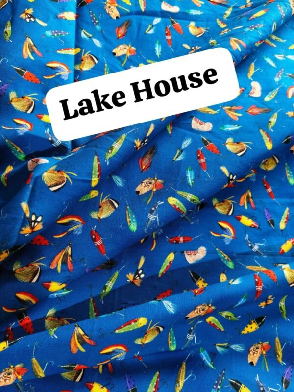 Lake House Winter Cotton Fabric