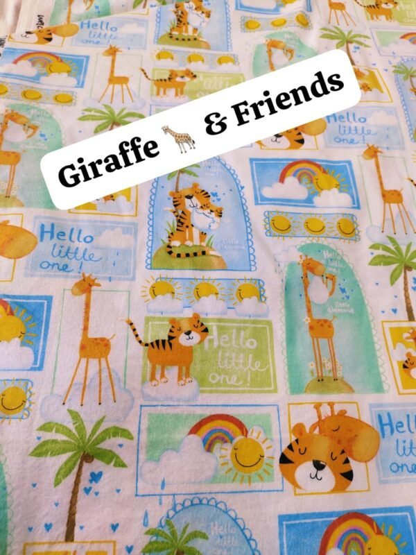 Giraffe & Friends Felaline Funky fabric