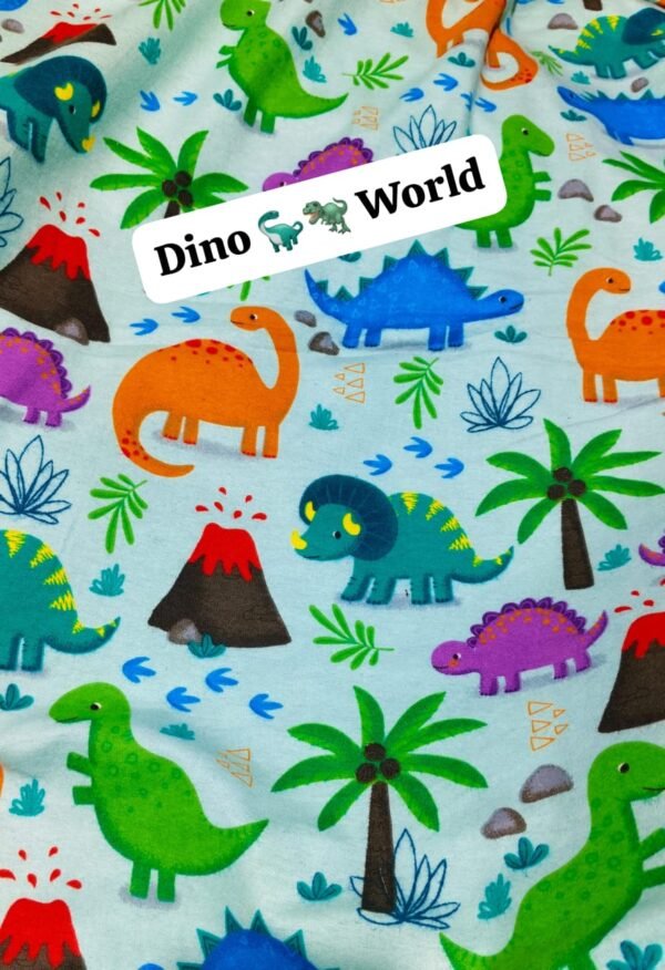 Dino World Felaline Funky Fabric