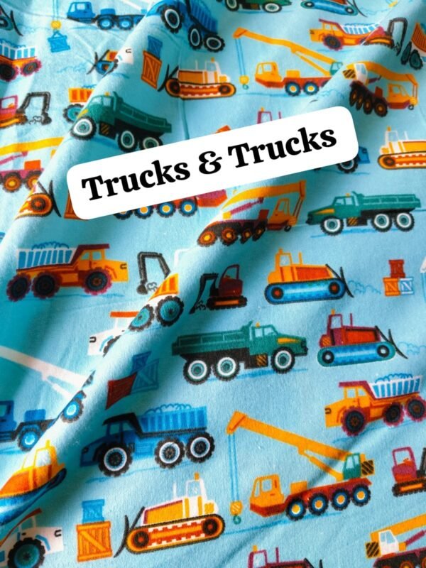 Trucks & Trucks Felaline Fabric