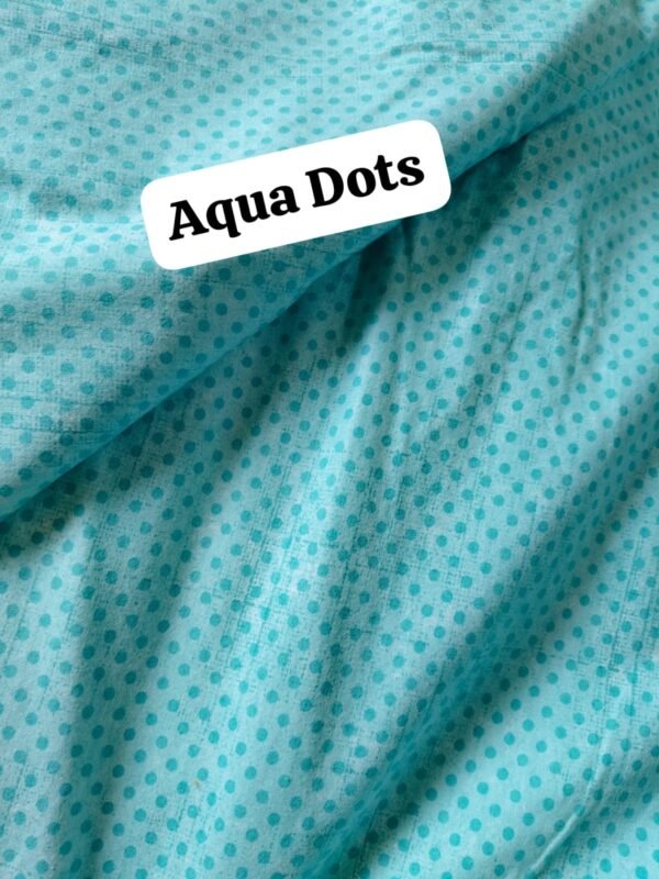 Aqua Dots Felaline Fabric