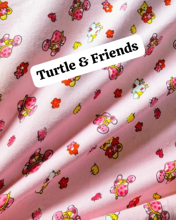 Turtle & Friends Felaline Fabric