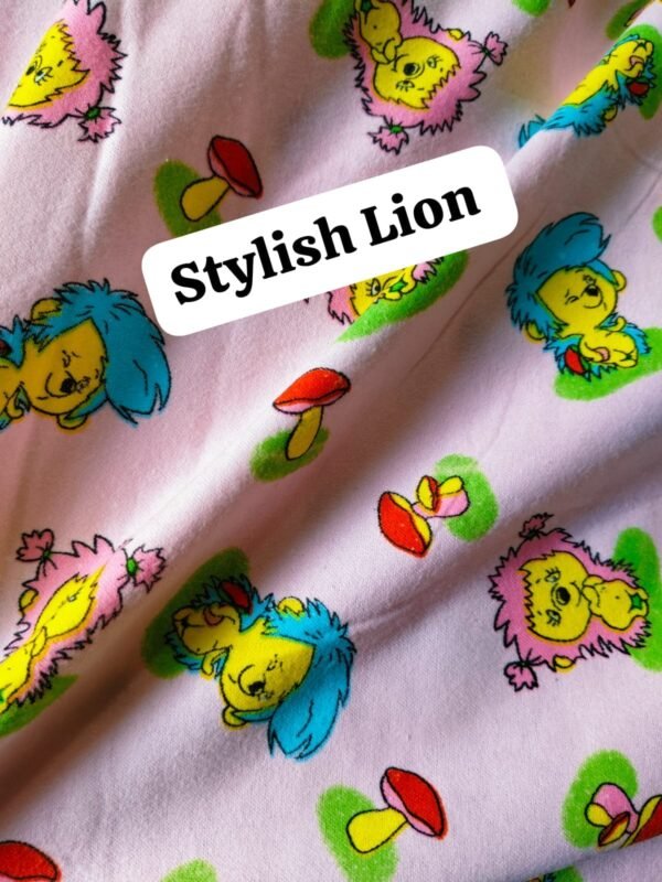 Stylish Lion Felaline Fabric