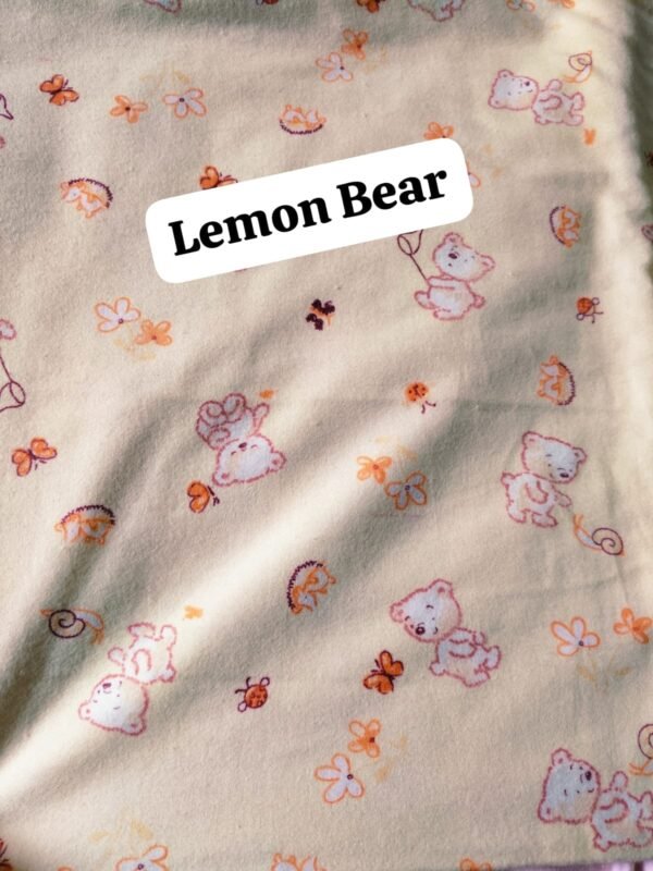 Lemon Bear Felaline Fabric