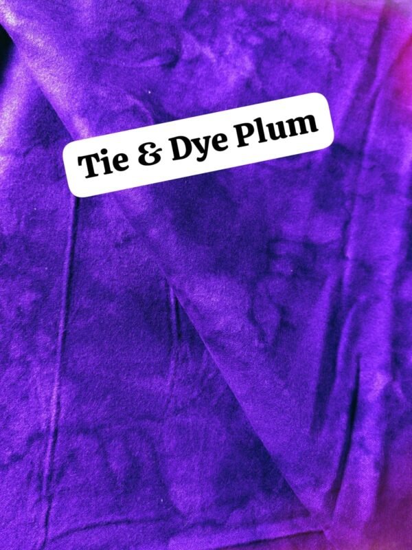 Tie & Dye Plum Felaline Fabric