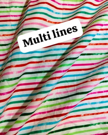 Multi lines Funky Cotton