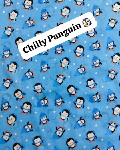Chilly penguin Lawn Fabrics 40"