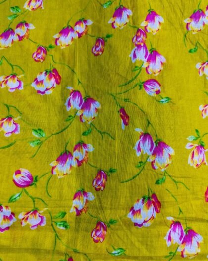 Dhani Green Floral Lawn 63 "