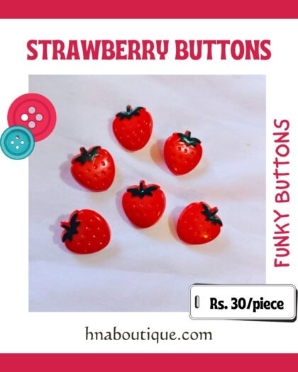 Strawberry Small – Funky Button