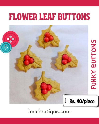Flower Leaf – Funky Button