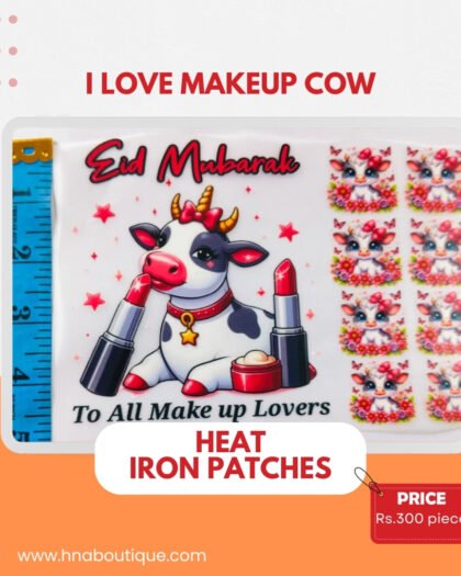 I Love Makeup Cow – Funky Patch