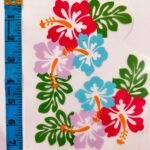 Elegant floral corner design – Flowers Corner 1 iron-on patch from HnA Boutique Pakistan