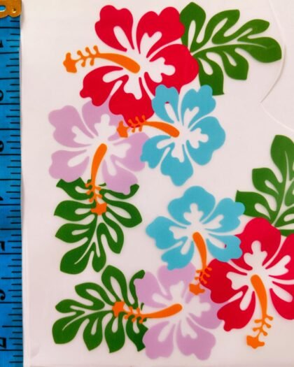 Elegant floral corner design – Flowers Corner 1 iron-on patch from HnA Boutique Pakistan