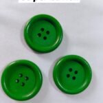 Front view of Green Classic funky button for kurtis and jackets – HnA Boutique Pakistan