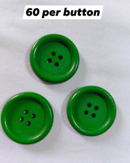 Front view of Green Classic funky button for kurtis and jackets – HnA Boutique Pakistan