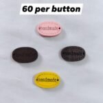 Close-up of Handmade Multi Buttons showing vibrant colors – funky buttons by HnA Boutique Pakistan