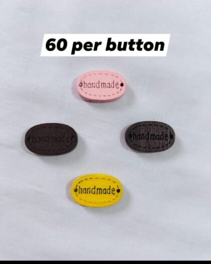 Close-up of Handmade Multi Buttons showing vibrant colors – funky buttons by HnA Boutique Pakistan