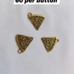 Metal Pizza Buttons with fun food design – HnA Boutique Pakistan funky accessory
