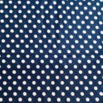 Royal blue Polka lawn fabric
