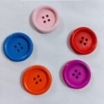 Front view of Multi Classic Buttons – Colorful funky button set at HnA Boutique Pakistan