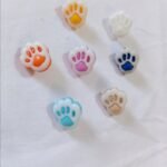 Front view of paw-shaped funky buttons – HnA Boutique Pakistan