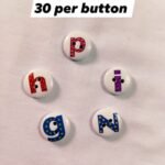 funky buttons, DIY fashion Pakistan, kidswear buttons, trendy wear Pakistan, HnA Boutique