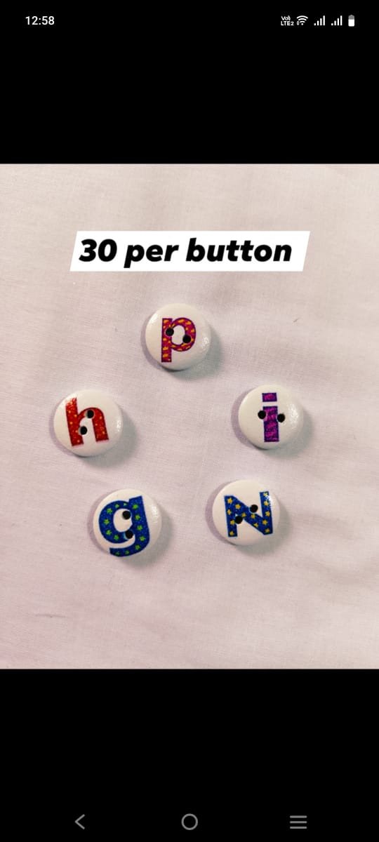 funky buttons, DIY fashion Pakistan, kidswear buttons, trendy wear Pakistan, HnA Boutique