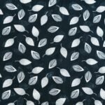 Fallen leaves digital lawn fabric with autumn-inspired print – 63-inch wide for seasonal Pakistani fashion