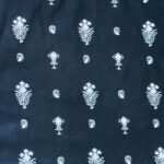 Tree flowers digital lawn fabric – 63-inch wide breathable floral fabric with branch and bloom design for summer wear in Pakistan