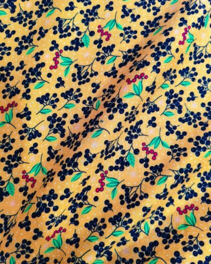 Floral Linen Yellow — 2 Gaz