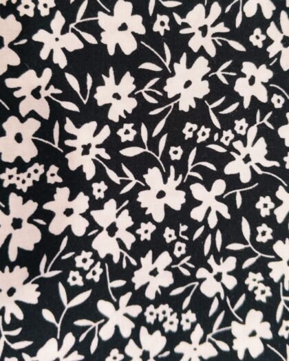 Black & White Floral