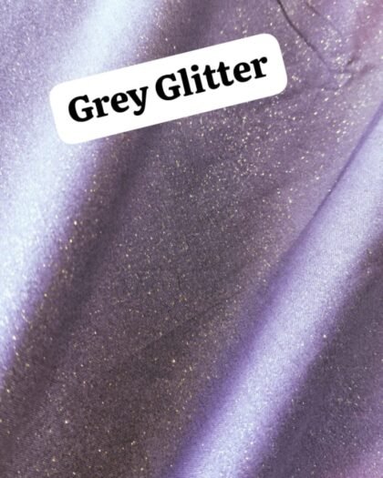 Grey Glitter Shimmer Cotton — 45"