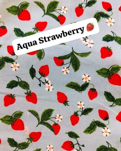Aqua Strawberry — 45"