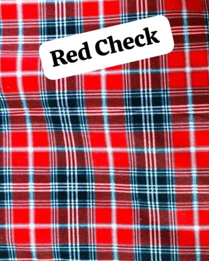 Red Check Felaline — 63"