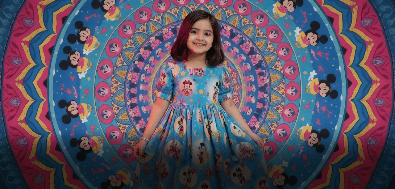 Blue Disney Dress Girl No Text