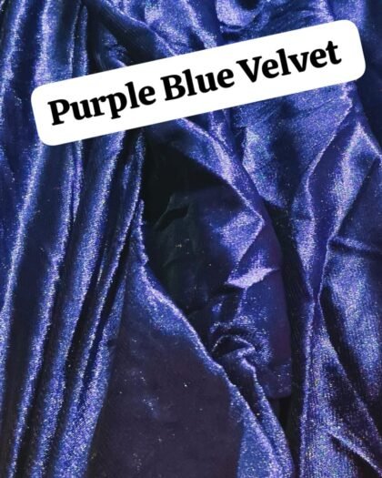 Purple Blue Velvet — 63"