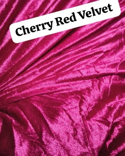 Cherry Red Velvet — 63"