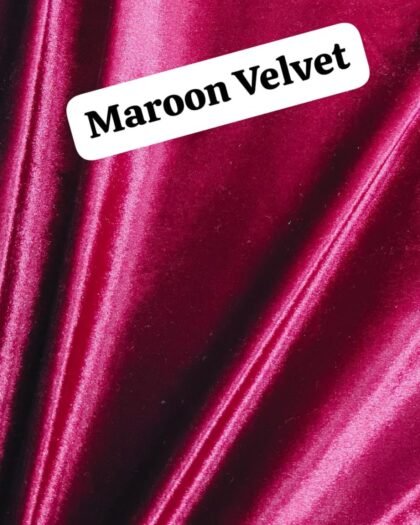 Maroon Velevt — 63"