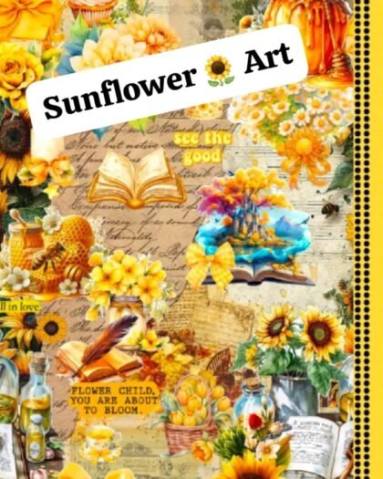 Sunflower 🌻 Art Lawn Fabric — 40"
