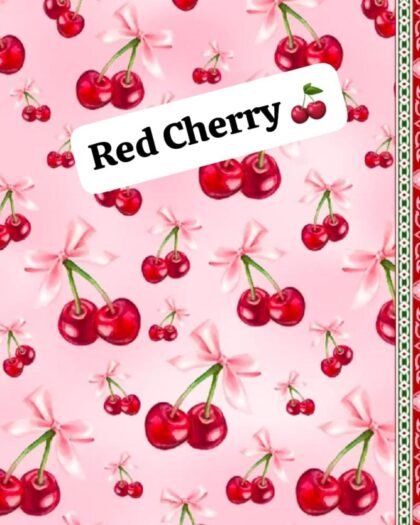 Red Cherry 🍒 Lawn Fabric — 40"