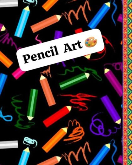 Pencil Art Lawn Fabric — 40"