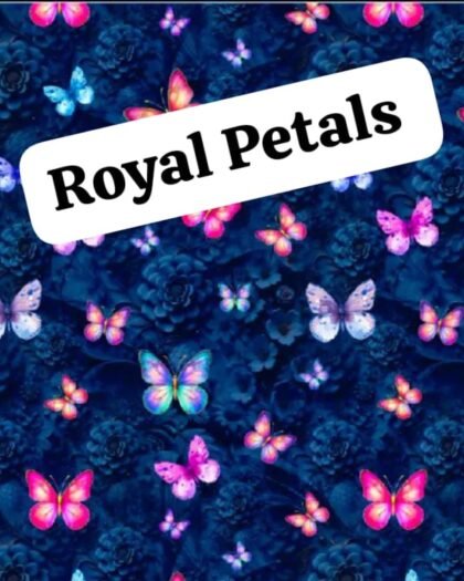Royal Petals Lawn Fabric — 40"