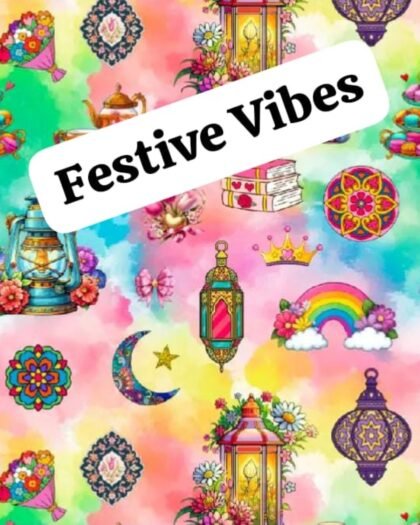 Festive Vibes Lawn Fabric — 40"