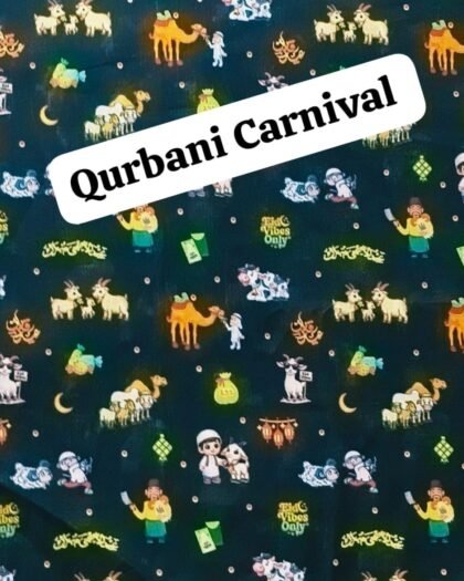 Qurbani Carnival Lawn Fabric — 39"