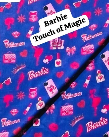 Barbie Touch of Magic Lawn Fabric — 39"