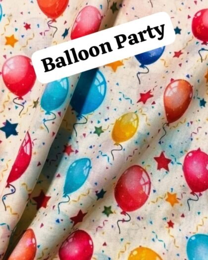 Balloon Party 🎈🎉 Lawn Fabric — 39"