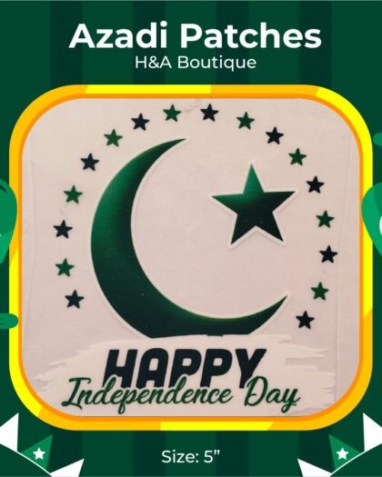 Happy Independence Day Azadi Patch - 5"